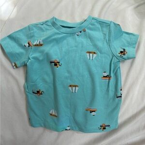 Blue Graphic Toddler T-Shirt